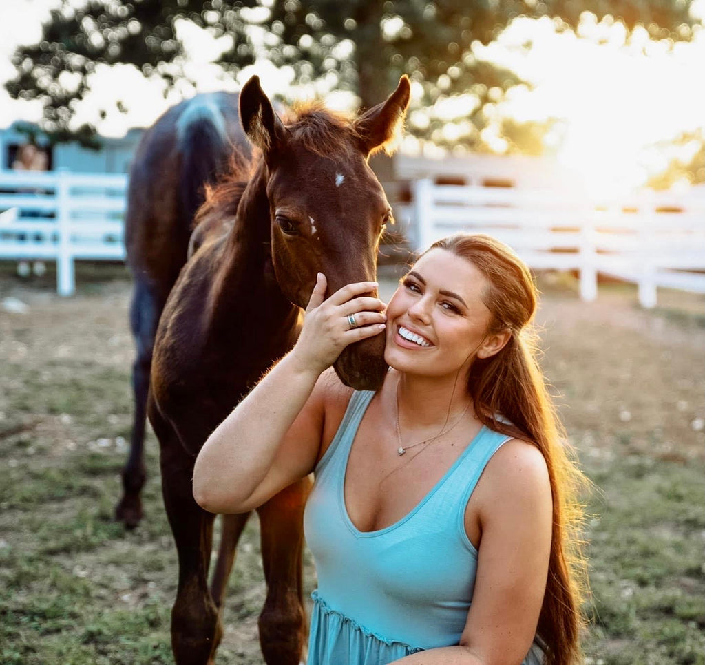 Katie Van Slyke with horse