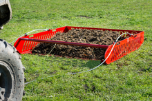 Paddock Blade Horse Manure Collector Cherry Red | Premium Australian Made