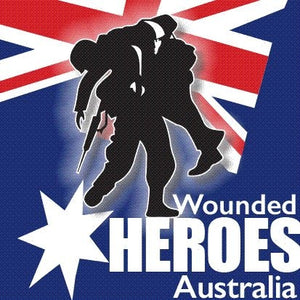 wounded hero's logo